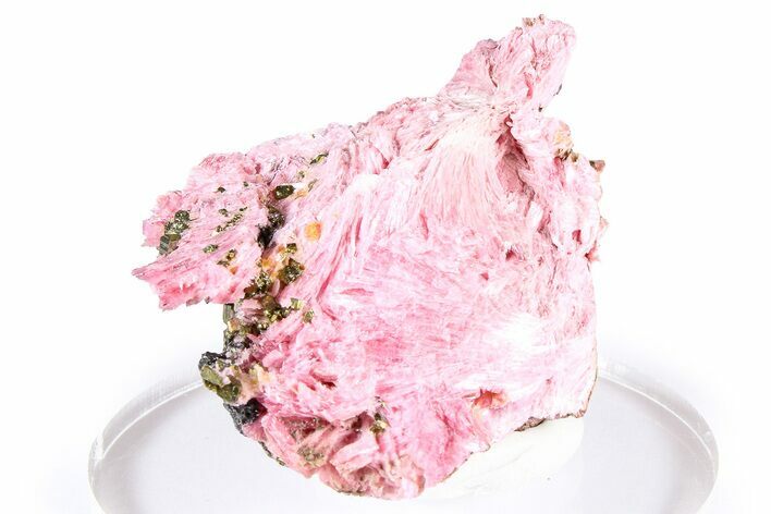 Light Pink Rhodonite with Pyrite - Peru #363187